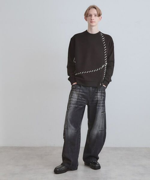 tk.TAKEO KIKUCHI / ティーケー タケオキクチ カットソー | コードステッチダンボールカットソー | 詳細8