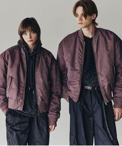 tk.TAKEO KIKUCHI / ティーケー タケオキクチ レザーブルゾン・ジャケット | ヴィンテージライクMA‐1