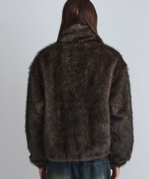 tk.TAKEO KIKUCHI / ティーケー タケオキクチ レザーブルゾン・ジャケット | ミックスフェイクファーブルゾン | 詳細29