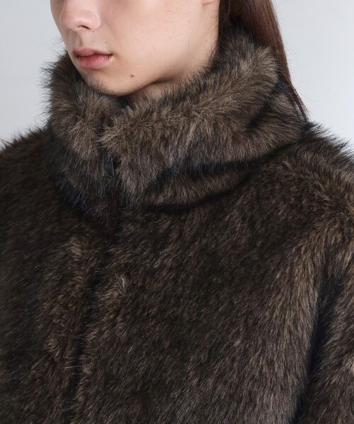 tk.TAKEO KIKUCHI / ティーケー タケオキクチ レザーブルゾン・ジャケット | ミックスフェイクファーブルゾン | 詳細30