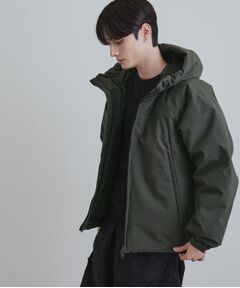 tk.TAKEO KIKUCHI / ティーケー タケオキクチ レザーブルゾン・ジャケット | 【撥水】フーデットインシュレーションブルゾン