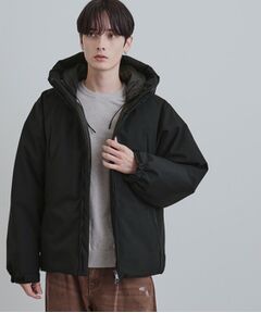 tk.TAKEO KIKUCHI / ティーケー タケオキクチ レザーブルゾン・ジャケット | 【撥水】フーデットインシュレーションブルゾン