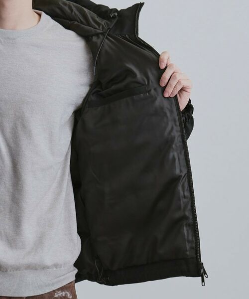 tk.TAKEO KIKUCHI / ティーケー タケオキクチ レザーブルゾン・ジャケット | 【撥水】フーデットインシュレーションブルゾン | 詳細10