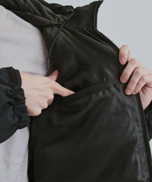 tk.TAKEO KIKUCHI / ティーケー タケオキクチ レザーブルゾン・ジャケット | 【撥水】フーデットインシュレーションブルゾン | 詳細21