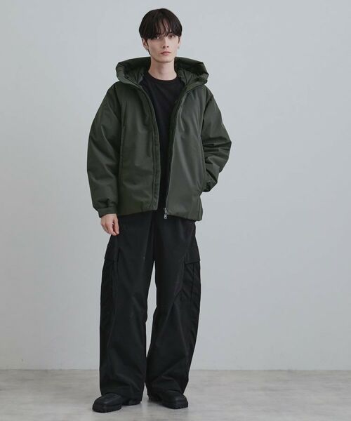 tk.TAKEO KIKUCHI / ティーケー タケオキクチ レザーブルゾン・ジャケット | 【撥水】フーデットインシュレーションブルゾン | 詳細3