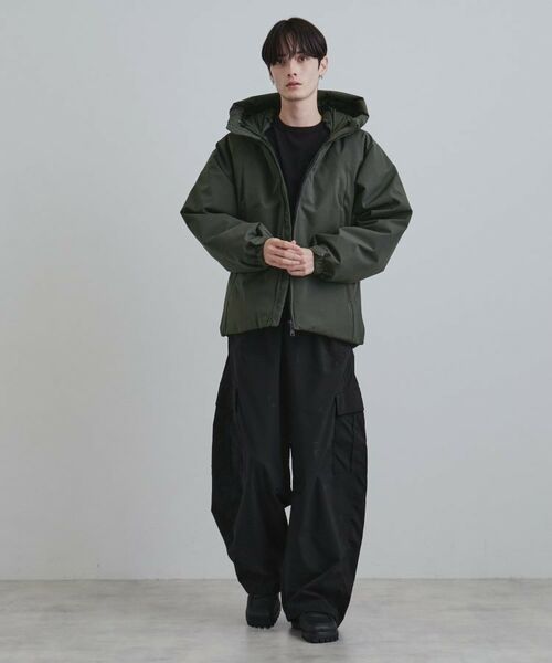 tk.TAKEO KIKUCHI / ティーケー タケオキクチ レザーブルゾン・ジャケット | 【撥水】フーデットインシュレーションブルゾン | 詳細4