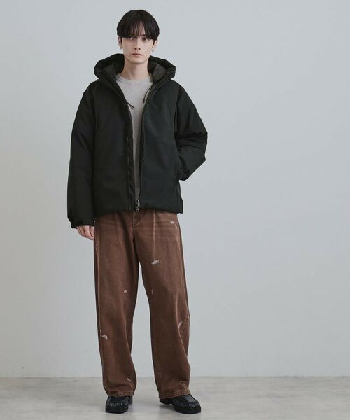tk.TAKEO KIKUCHI / ティーケー タケオキクチ レザーブルゾン・ジャケット | 【撥水】フーデットインシュレーションブルゾン | 詳細8
