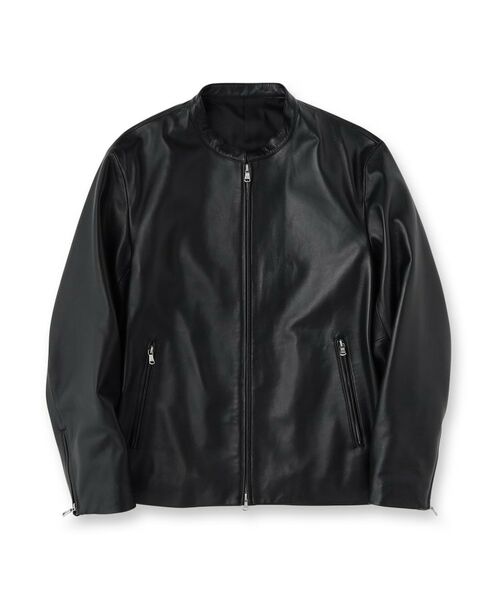 tk.TAKEO KIKUCHI / ティーケー タケオキクチ レザーブルゾン・ジャケット | 【本革】ラムレザーシングルライダース | 詳細1