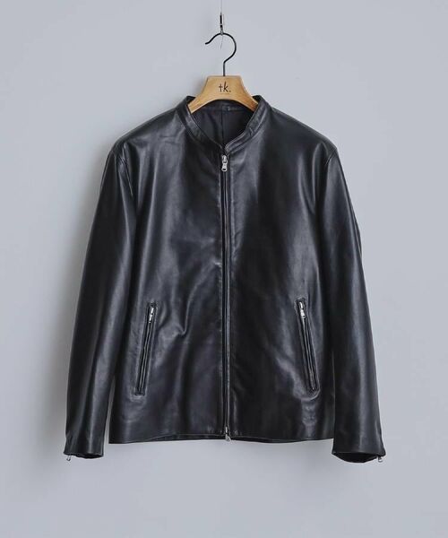tk.TAKEO KIKUCHI / ティーケー タケオキクチ レザーブルゾン・ジャケット | 【本革】ラムレザーシングルライダース | 詳細17