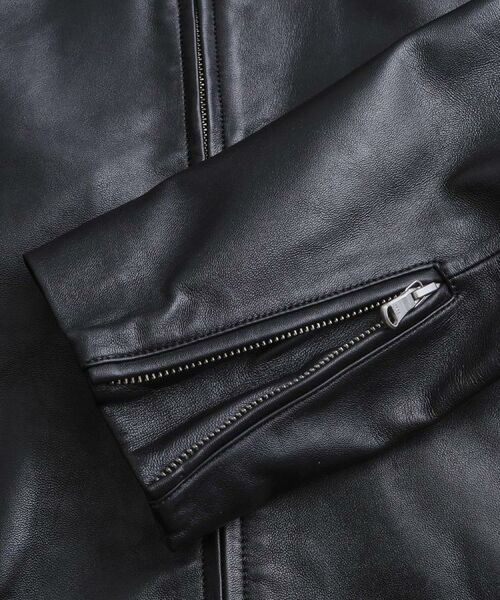 tk.TAKEO KIKUCHI / ティーケー タケオキクチ レザーブルゾン・ジャケット | 【本革】ラムレザーシングルライダース | 詳細21