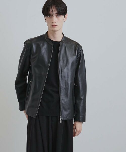 tk.TAKEO KIKUCHI / ティーケー タケオキクチ レザーブルゾン・ジャケット | 【本革】ラムレザーシングルライダース | 詳細3