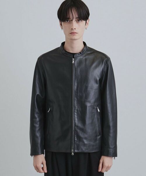 tk.TAKEO KIKUCHI / ティーケー タケオキクチ レザーブルゾン・ジャケット | 【本革】ラムレザーシングルライダース | 詳細6