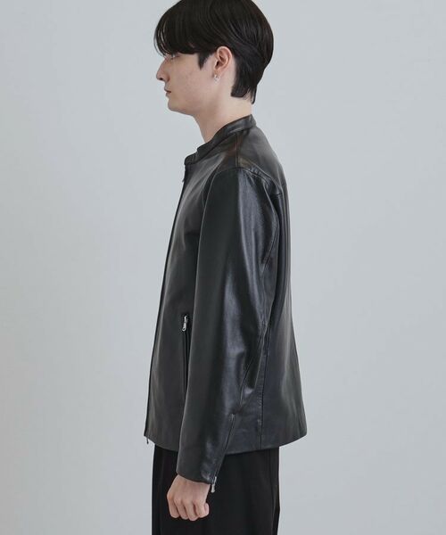 tk.TAKEO KIKUCHI / ティーケー タケオキクチ レザーブルゾン・ジャケット | 【本革】ラムレザーシングルライダース | 詳細7