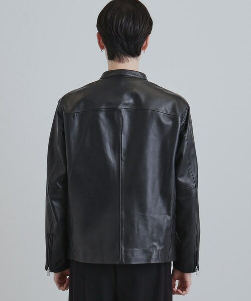 tk.TAKEO KIKUCHI / ティーケー タケオキクチ レザーブルゾン・ジャケット | 【本革】ラムレザーシングルライダース | 詳細8