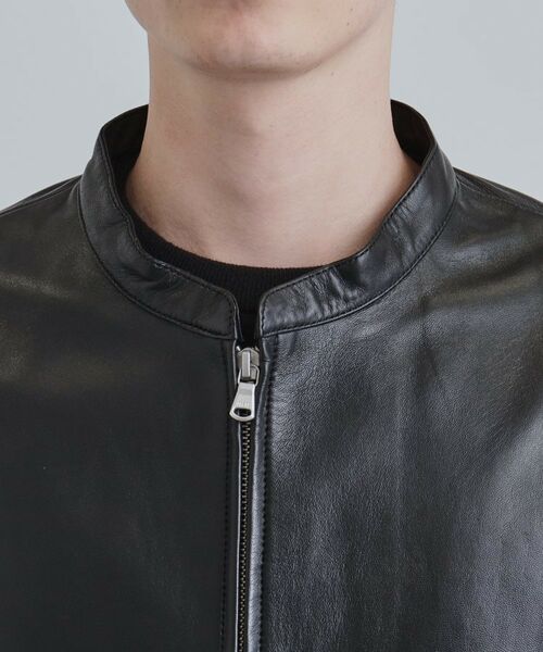 tk.TAKEO KIKUCHI / ティーケー タケオキクチ レザーブルゾン・ジャケット | 【本革】ラムレザーシングルライダース | 詳細9