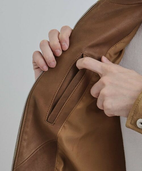 tk.TAKEO KIKUCHI / ティーケー タケオキクチ レザーブルゾン・ジャケット | 【本革】レザースポーツジャケット | 詳細23