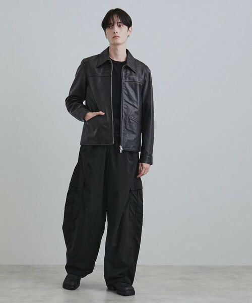 tk.TAKEO KIKUCHI / ティーケー タケオキクチ レザーブルゾン・ジャケット | 【本革】レザースポーツジャケット | 詳細3