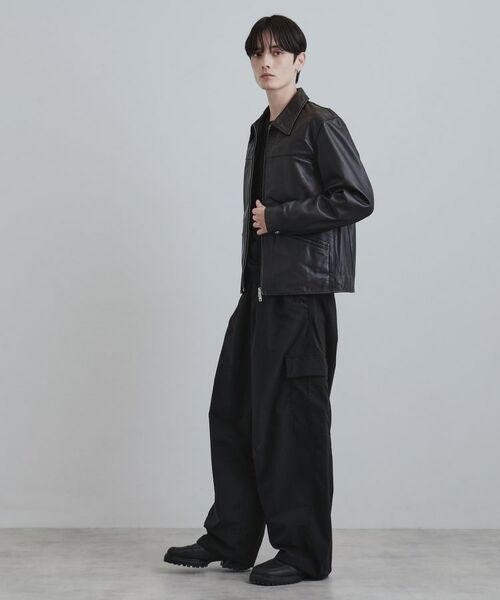 tk.TAKEO KIKUCHI / ティーケー タケオキクチ レザーブルゾン・ジャケット | 【本革】レザースポーツジャケット | 詳細4