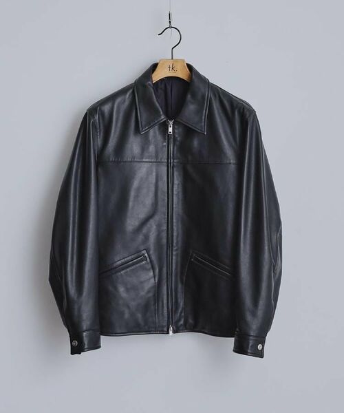 tk.TAKEO KIKUCHI / ティーケー タケオキクチ レザーブルゾン・ジャケット | 【本革】レザースポーツジャケット | 詳細6