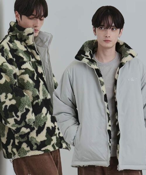 tk.TAKEO KIKUCHI / ティーケー タケオキクチ レザーブルゾン・ジャケット | 【WEB限定】リバーシブルボアブルゾン | 詳細14