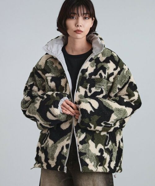 tk.TAKEO KIKUCHI / ティーケー タケオキクチ レザーブルゾン・ジャケット | 【WEB限定】リバーシブルボアブルゾン | 詳細18