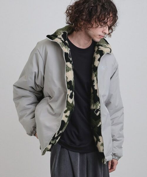 tk.TAKEO KIKUCHI / ティーケー タケオキクチ レザーブルゾン・ジャケット | 【WEB限定】リバーシブルボアブルゾン | 詳細2