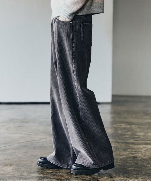 tk.TAKEO KIKUCHI / ティーケー タケオキクチ パンツ | ヴインテージライクコーデユロイパンツ(スミクロ(018))