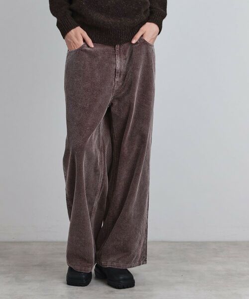 tk.TAKEO KIKUCHI / ティーケー タケオキクチ パンツ | ヴインテージライクコーデユロイパンツ(ブラウン(043))