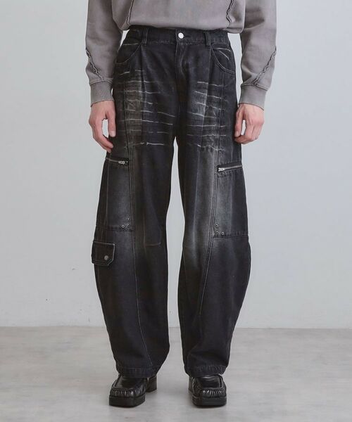 tk.TAKEO KIKUCHI / ティーケー タケオキクチ デニムパンツ | ヴィンテージライクデニムカーゴパンツ | 詳細11