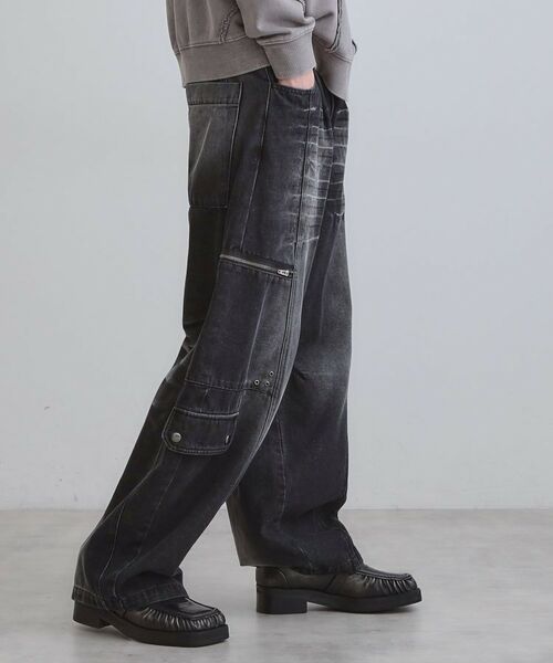 tk.TAKEO KIKUCHI / ティーケー タケオキクチ デニムパンツ | ヴィンテージライクデニムカーゴパンツ | 詳細3