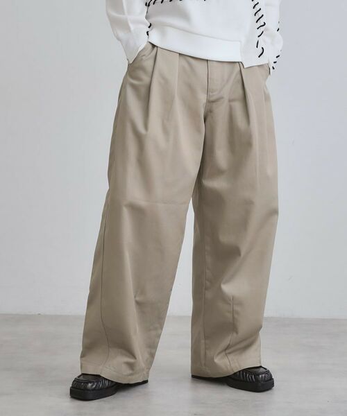 tk. TAKEO KIKUCHI/ティーケー タケオキクチ バギーチノパンツ ベージュ(052) 03(L) tk. TAKEO KIKUCHI/ティーケー タケオキクチ バギーチノパンツ ベージュ(052) 03(L)