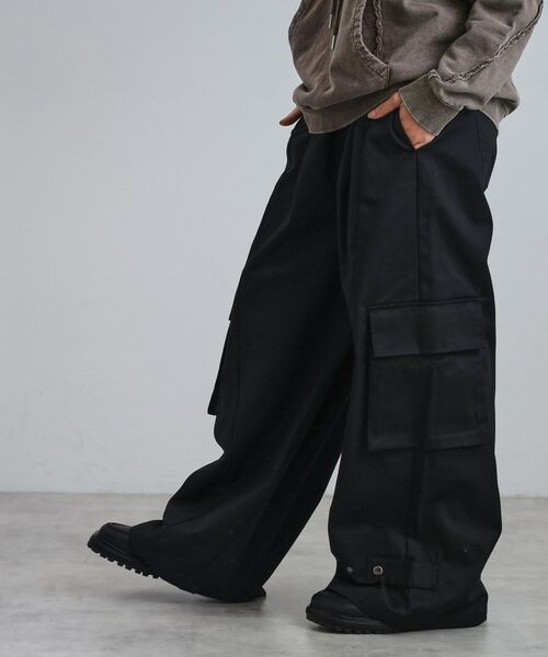 tk.TAKEO KIKUCHI / ティーケー タケオキクチ パンツ | ワイドカーゴパンツ | 詳細5