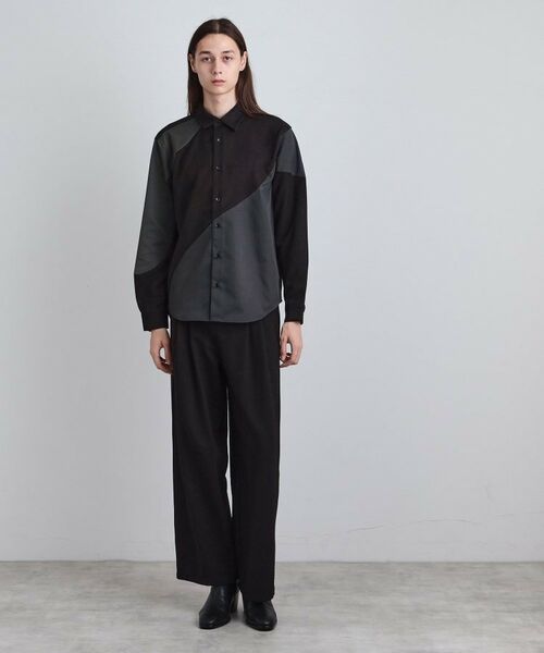 tk.TAKEO KIKUCHI / ティーケー タケオキクチ シャツ・ブラウス | ヘリンボーンカーブスイッチシャツ | 詳細4