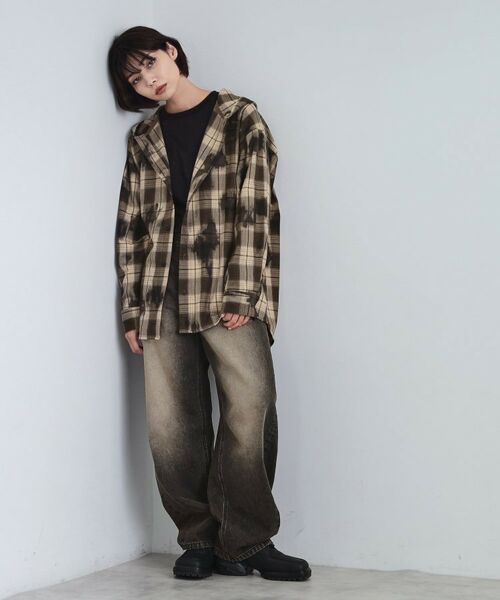 tk.TAKEO KIKUCHI / ティーケー タケオキクチ シャツ・ブラウス | ヴィンテージフードチェックシャツ | 詳細25