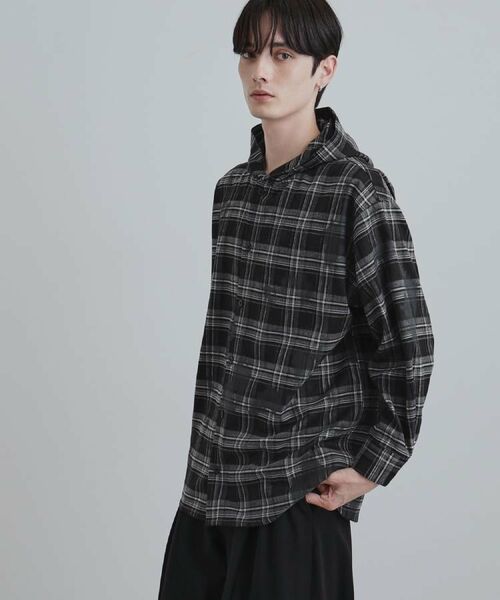tk.TAKEO KIKUCHI / ティーケー タケオキクチ シャツ・ブラウス | ヴィンテージフードチェックシャツ | 詳細3