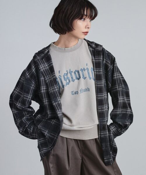 tk.TAKEO KIKUCHI / ティーケー タケオキクチ シャツ・ブラウス | ヴィンテージフードチェックシャツ | 詳細6