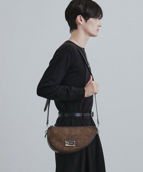 tk.TAKEO KIKUCHI / ティーケー タケオキクチ ショルダーバッグ | アシンメトリーハーフムーンショルダーバッグ | 詳細22