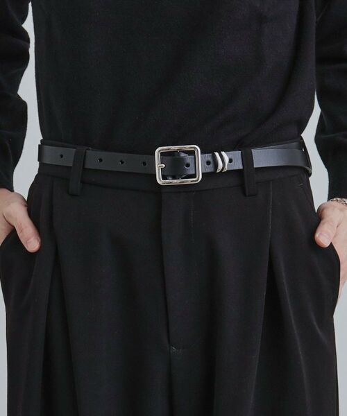 tk.TAKEO KIKUCHI / ティーケー タケオキクチ ベルト・サスペンダー | スクエアバックルロングベルト | 詳細5