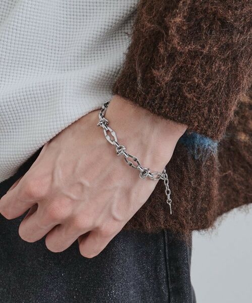tk.TAKEO KIKUCHI / ティーケー タケオキクチ ブレスレット・バングル | エラボレイトチェーンブレスレット | 詳細4