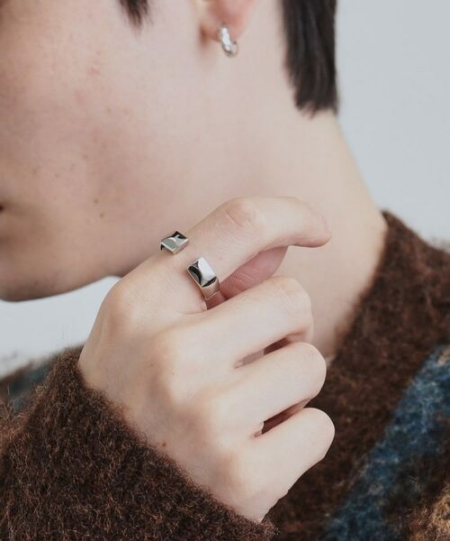 tk.TAKEO KIKUCHI / ティーケー タケオキクチ リング | 【2WAY】シックスキマリング | 詳細8