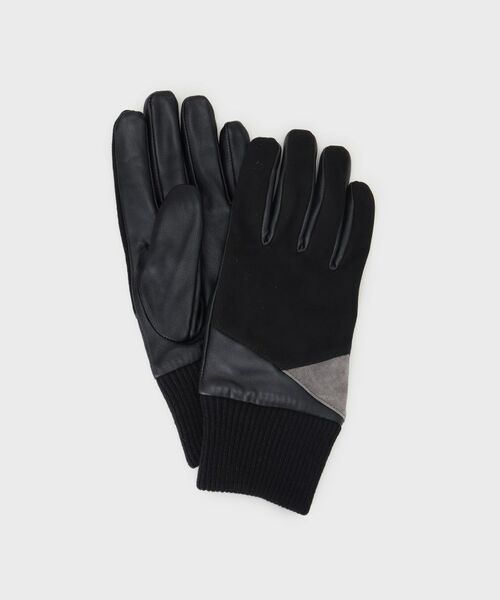 tk.TAKEO KIKUCHI / ティーケー タケオキクチ 手袋 | 【本革】切替グローブ／スマホ対応 | 詳細1