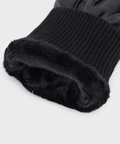 tk.TAKEO KIKUCHI / ティーケー タケオキクチ 手袋 | 【本革】切替グローブ／スマホ対応 | 詳細3