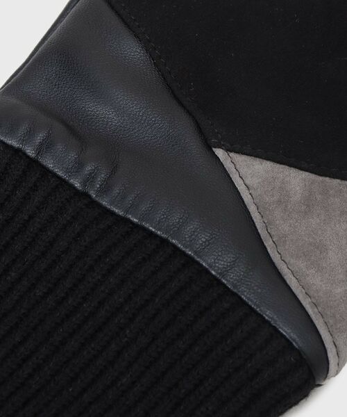 tk.TAKEO KIKUCHI / ティーケー タケオキクチ 手袋 | 【本革】切替グローブ／スマホ対応 | 詳細4