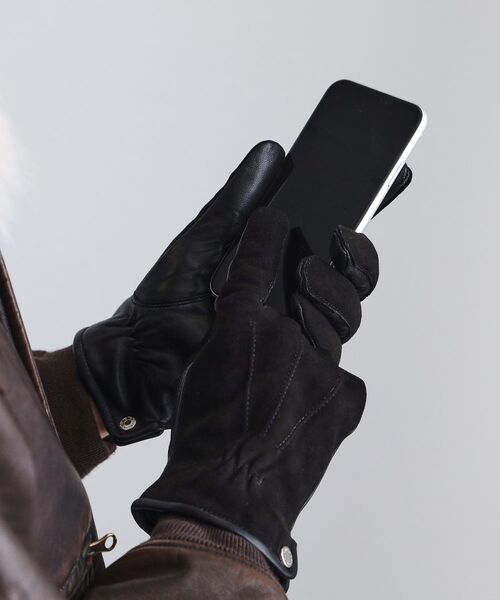 tk.TAKEO KIKUCHI / ティーケー タケオキクチ 手袋 | 【本革】ボタングローブ／スマホ対応 | 詳細4