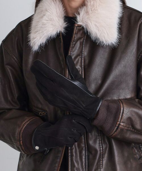 tk.TAKEO KIKUCHI / ティーケー タケオキクチ 手袋 | 【本革】ボタングローブ／スマホ対応 | 詳細5