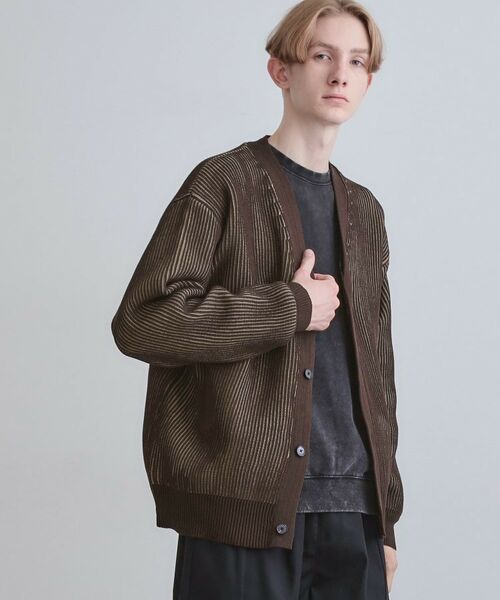tk.TAKEO KIKUCHI / ティーケー タケオキクチ カーディガン・ボレロ | プレーティングカーディガン | 詳細9