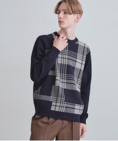 tk.TAKEO KIKUCHI / ティーケー タケオキクチ ニット・セーター | ランダムチェックニット