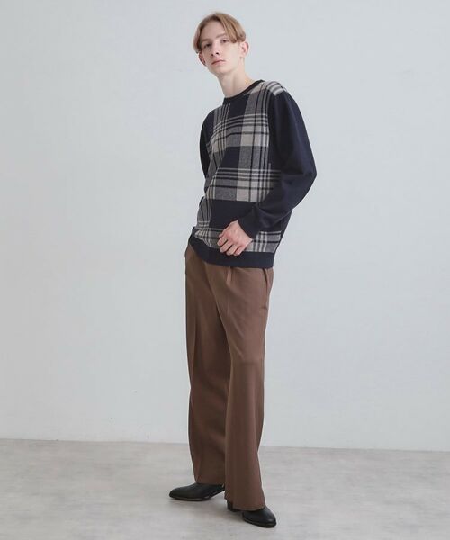 tk.TAKEO KIKUCHI / ティーケー タケオキクチ ニット・セーター | ランダムチェックニット | 詳細11