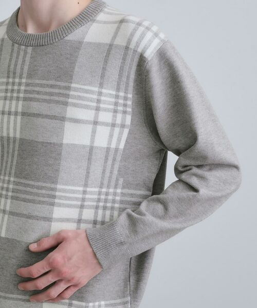 tk.TAKEO KIKUCHI / ティーケー タケオキクチ ニット・セーター | ランダムチェックニット | 詳細17
