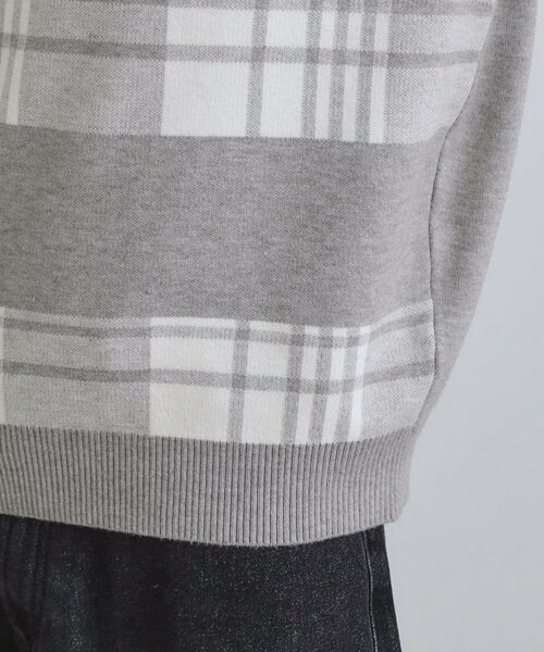 tk.TAKEO KIKUCHI / ティーケー タケオキクチ ニット・セーター | ランダムチェックニット | 詳細18